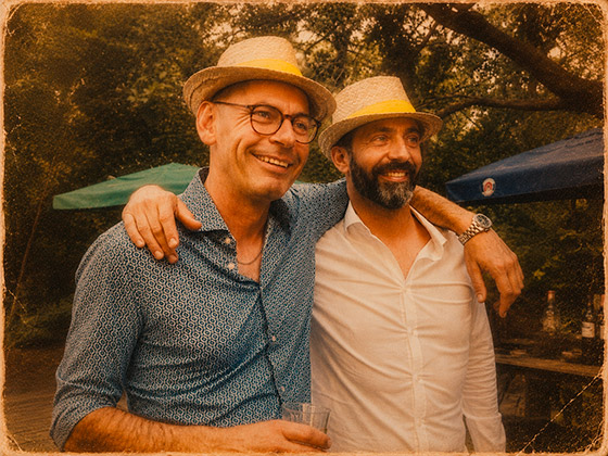 fondateurs-olivier-bressy-et-johann-mazzella Les fondateurs de la Crêperie Les Deux Frères